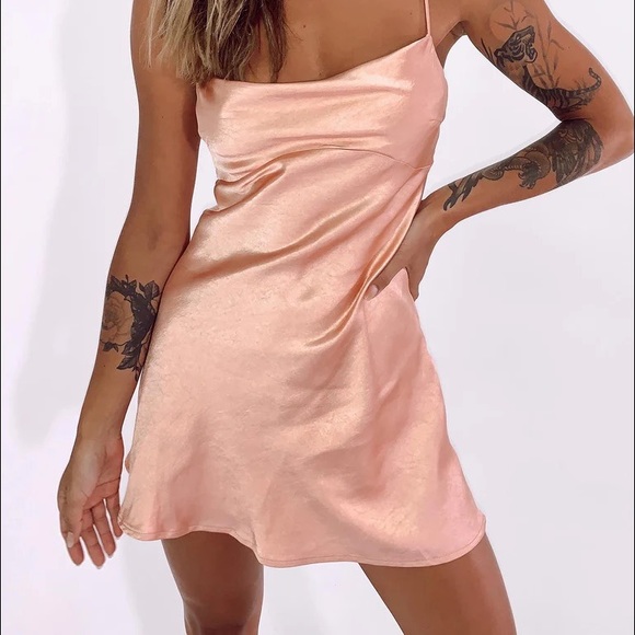 Princess Polly FIERY FEELINGS MINI DRESS PINK nwot - Picture 2 of 7